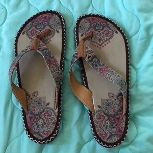 Brown, Boho, sandals